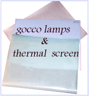 Gocco screens and Lamps